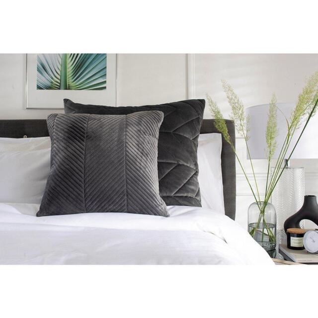 The Lyndon Company Chevron Velvet Pillowcases