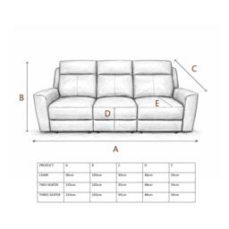 Aspire Elmhurst 3 + 2 Power Recliner Sofa Set - thumbnail 9