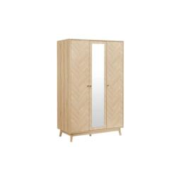 Birlea Herringford 3 Door Wardrobe With Mirror - thumbnail 6