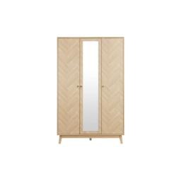 Birlea Herringford 3 Door Wardrobe With Mirror - thumbnail 7
