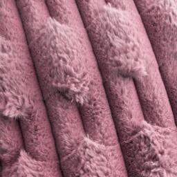Bianca So Soft Carved Faux Fur Blanket Throw - thumbnail 3