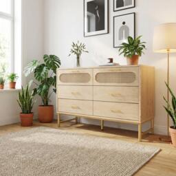 Urban Meuble Modern Beige Chest of Drawers - thumbnail 1