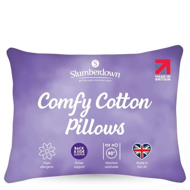 Slumberdown Comfy Cotton Firm Pillows - image 1