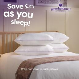 Slumberdown Comfy Cotton Firm Pillows - thumbnail 6