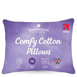 Slumberdown Comfy Cotton Firm Pillows - thumbnail 1