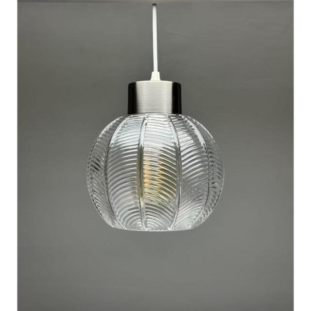 K Living Leaves Clear Glass Light Pendant - image 1