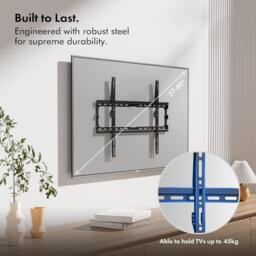 VonHaus VonHaus - 37-80 Flat-to-wall TV bracket - thumbnail 2