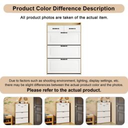 Urban Meuble Narrow Shoe Storage Cabinet with Drawers - thumbnail 9