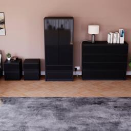 Lassic Vida Designs Glinton Gloss 4 Piece Bedroom Set 4 - thumbnail 3