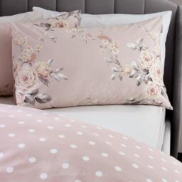 Catherine Lansfield Canterbury Floral Reversible Duvet Cover Set - thumbnail 3