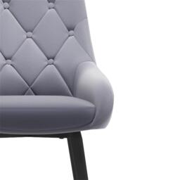 Kabinet UK 2 Set Velvet Button Upholstered Dining Chair - thumbnail 5