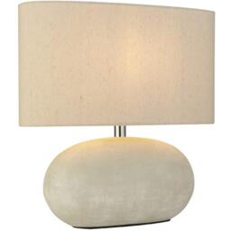 Lighting Collection Amell Stone Table Lamp 19cm