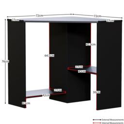Lassic Vida Designs Hetton Corner Computer Desk - thumbnail 2