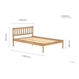 Birlea Lisbon Wooden Bed - thumbnail 6