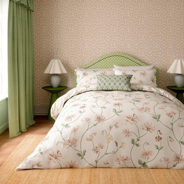 Sanderson Honeysuckle & Sweetpea Duvet Cover Set - image 1