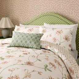 Sanderson Honeysuckle & Sweetpea Duvet Cover Set - thumbnail 2
