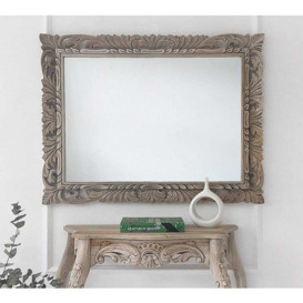 Céline & Clémence Carved Wall Mirror
