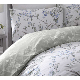Woodland Bird Blossom Bed Linen Set (Pair of Matching Curtains) - thumbnail 2