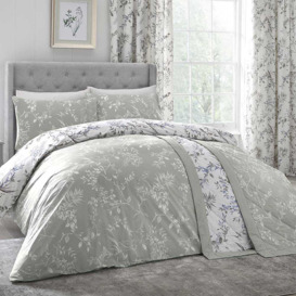 Woodland Bird Blossom Bed Linen Set (Pair of Matching Curtains) - thumbnail 3