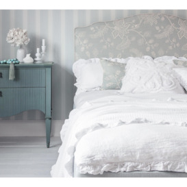 Tea & Chantilly Upholstered Bed (Double Bed)