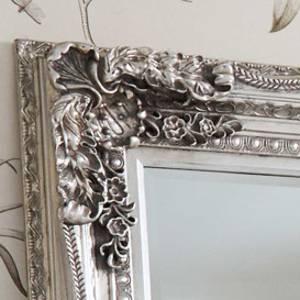 Double-framed Marquise Silver Mirror - thumbnail 3