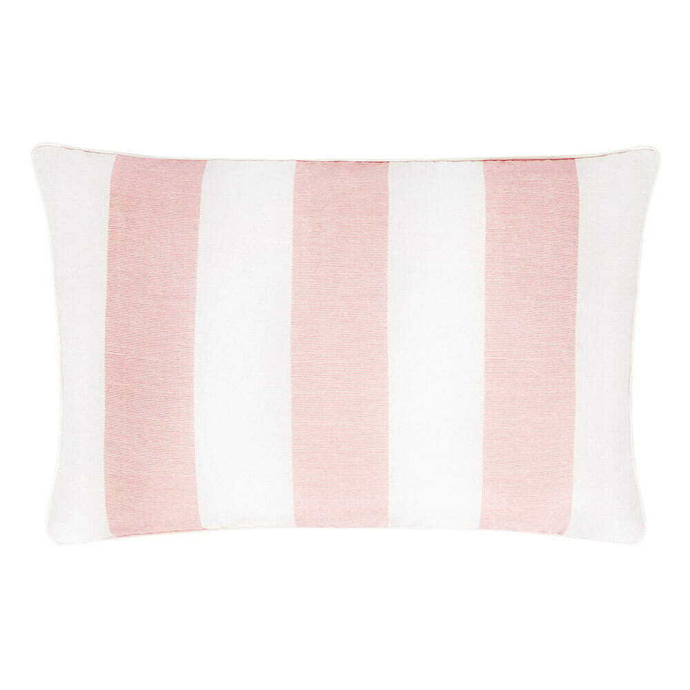 Mulberry Silk Soft Pink Striped Boudoir Cushion - image 1