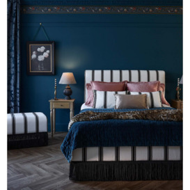 The Granville Stripe Upholstered Bed  (King Size Bed) - thumbnail 2