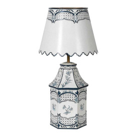 Toile Blue Table Lamp
