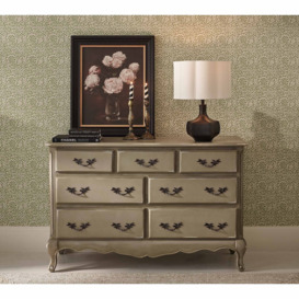 Normandy 7-Drawer Shabby Chic Chest of Drawers - thumbnail 1