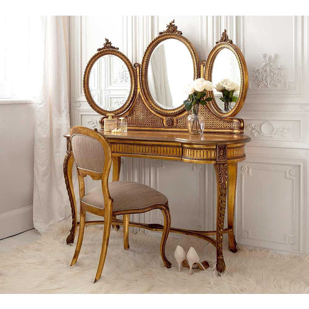 Palais de Versailles Gold Gilt Dressing Table - image 1