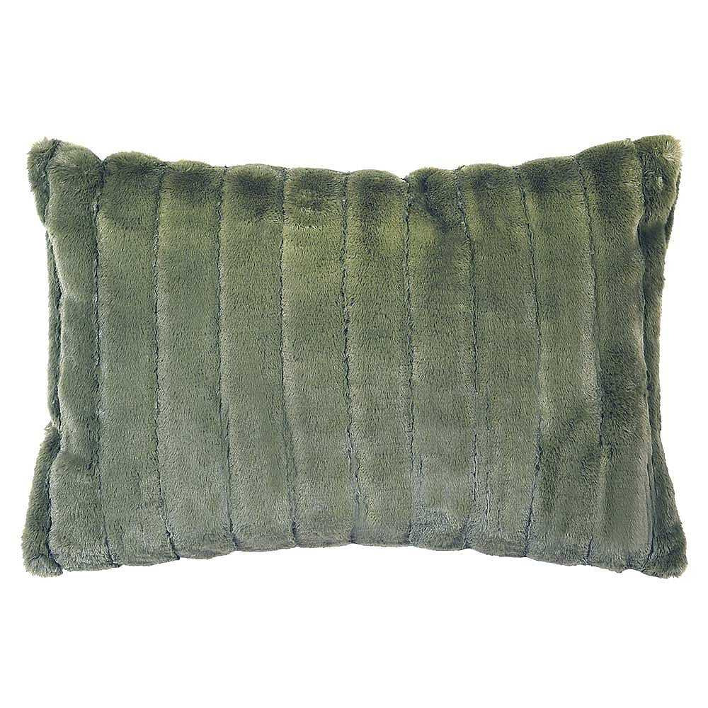 Norwegian Spruce Faux Fur Large Cushion - image 1