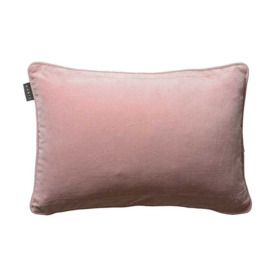 Plushious Velvet Dusky Pink Boudoir Cushion - thumbnail 1