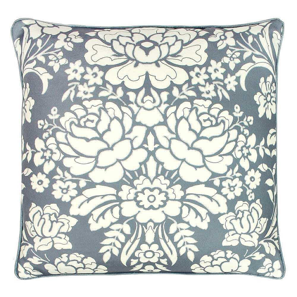 Damask Bunch Cushion in French Blue - image 1