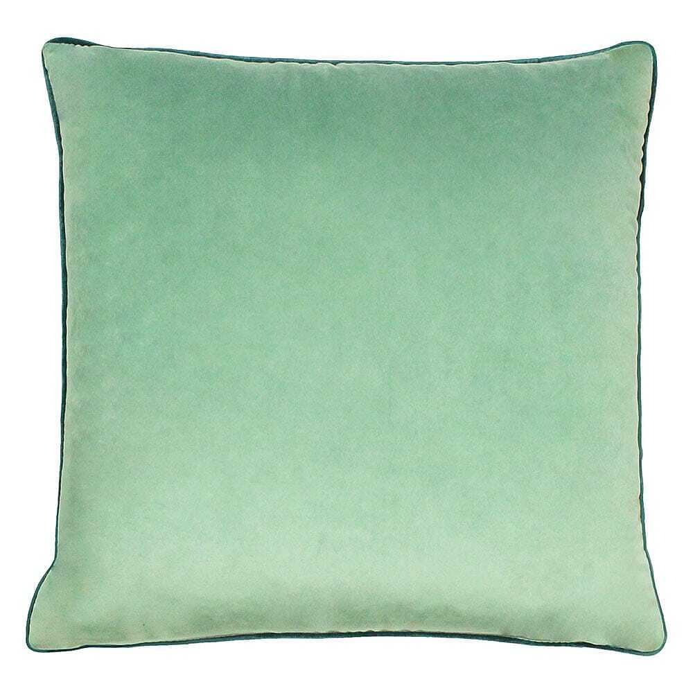 Essence Velvet Cushion in Sage and Teal - image 1