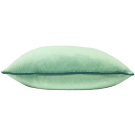 Essence Velvet Cushion in Sage and Teal - thumbnail 3