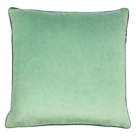 Essence Velvet Cushion in Sage and Teal - thumbnail 1