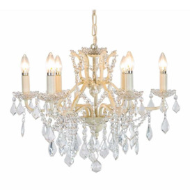 La Petite Chambery 6-Arm French Chandelier