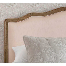 Love Story Pink Silk Upholstered Bed (Super King Size Bed) - thumbnail 2