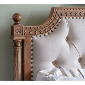 Love Story Carved Upholstered Viscount Bed (Super King Size Bed) - thumbnail 2