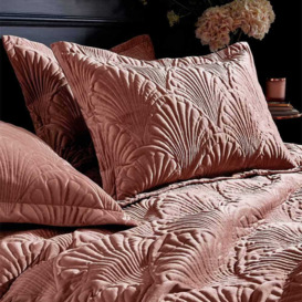 Amortie Luxury Quilted Bed Linen Set in Pink (Double Set) - thumbnail 2
