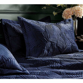 Amortie Luxury Quilted Bed Linen Set in Sapphire Blue (Double Set) - thumbnail 2