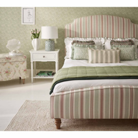 Pavilion Garden Stripe Upholstered Bed (Super King Size Bed) - thumbnail 2
