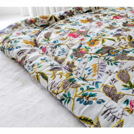 Meadow Blossom Cotton Quilted Bedspread - thumbnail 2