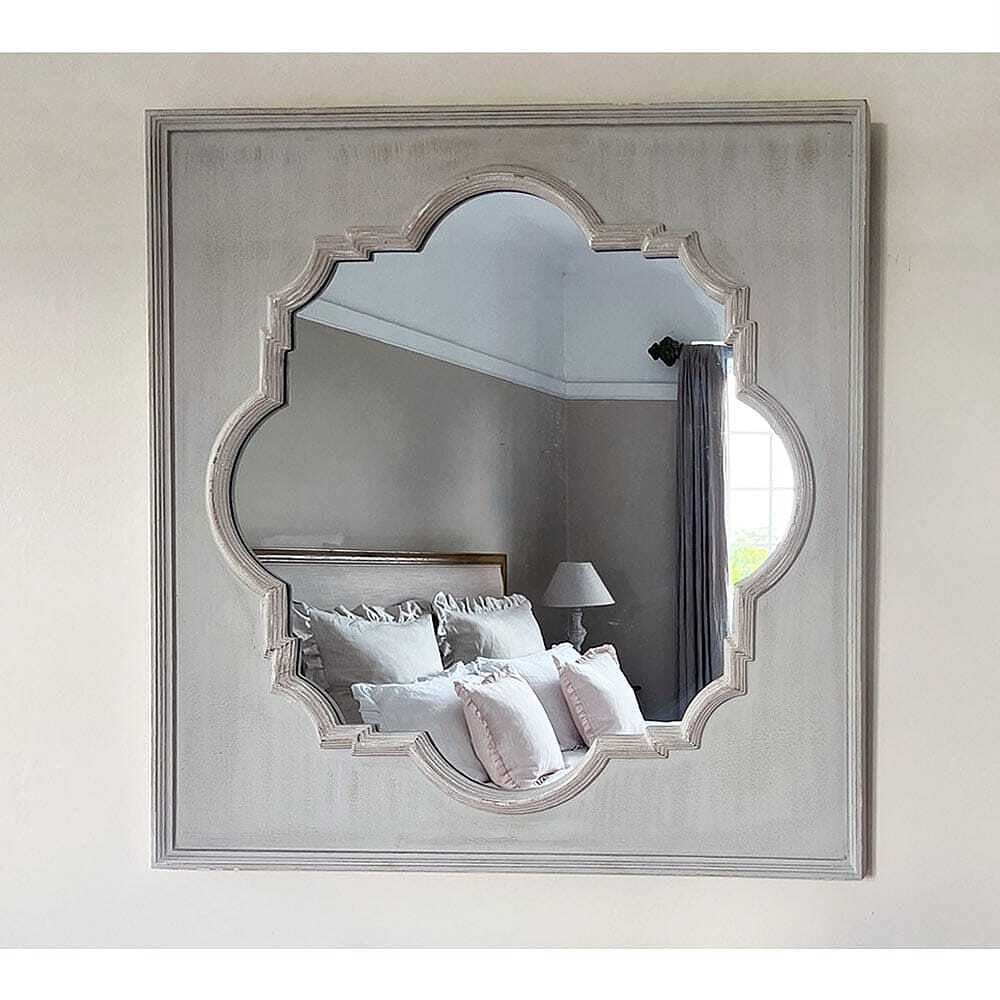 Arabesque Taupe Wall Mirror - image 1