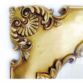 Angelique Ornate Gold Wall Mirror - thumbnail 2