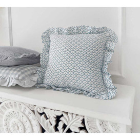 Pippa Cushion in Turquoise - thumbnail 2