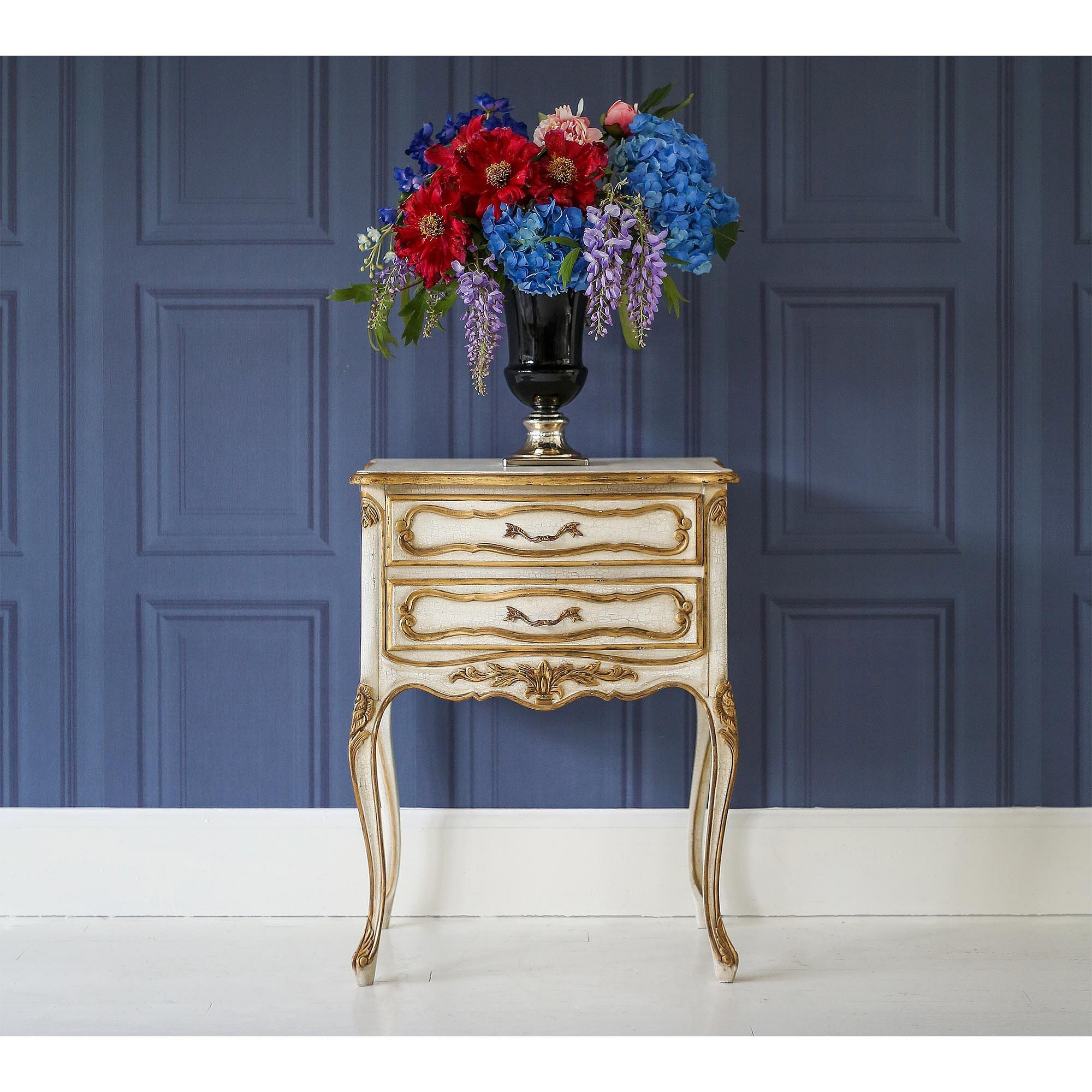 Palais Royal 2-Drawer French Bedside Table - image 1