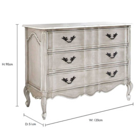 Amour Classic Chest of Drawers - thumbnail 3