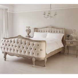 Lit d'Amour Linen Upholstered Bed (Emperor) - thumbnail 2