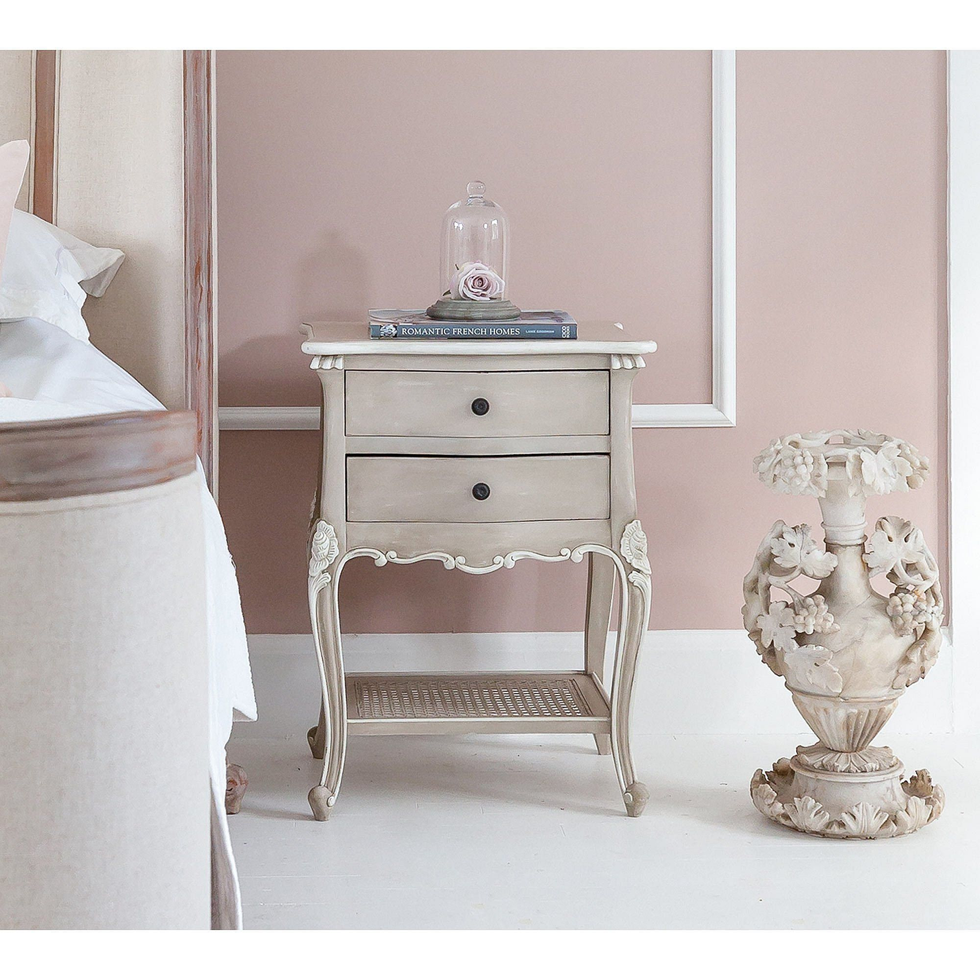 L'Amour 2-Drawer Bedside Table - image 1